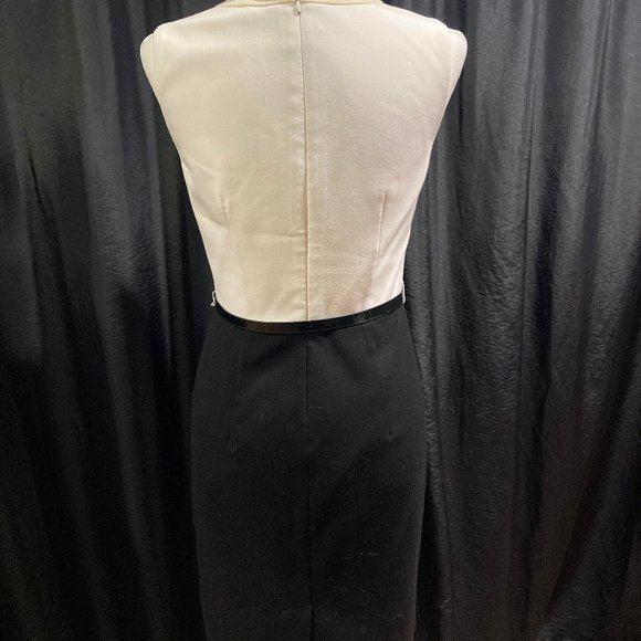 Calvin Klein Black/While Dress Size 4 - Picture 2 of 2